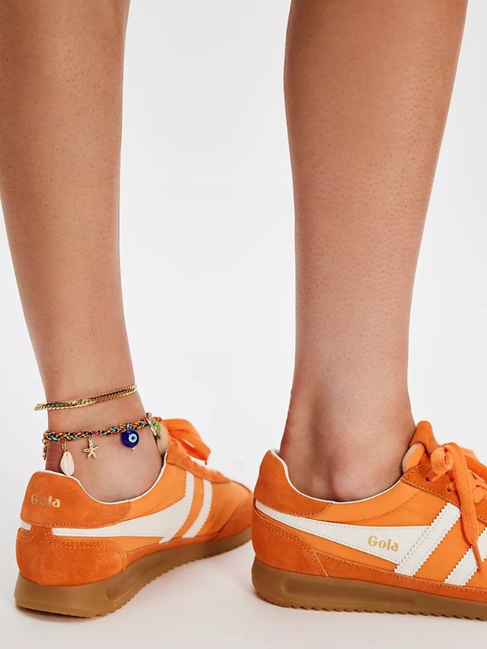 Gola Firefly Sneakers Clementine/Coral Rose Tennis Shoes Women's Size 7 - Picture 9 of 11
